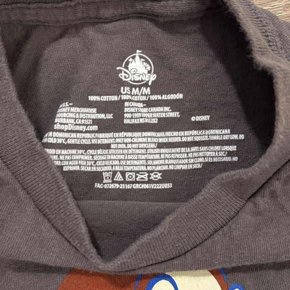 Disney Brown Graphic Tee with Dwarf Design - Picture 2 of 2